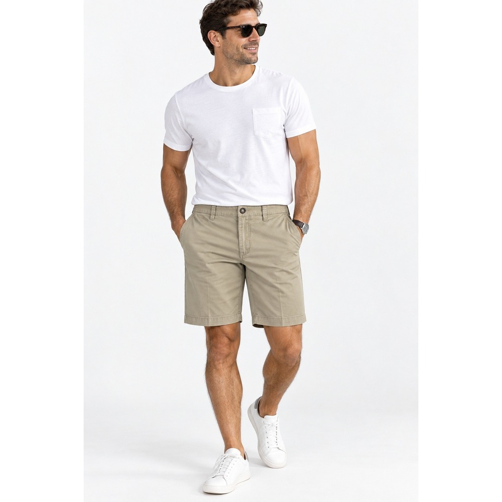 Volcom Frickin Modern Fit Khaki Chino Shorts Mens 32 Tan Skate Casual Twill